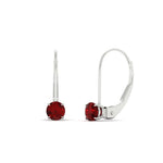 Load image into Gallery viewer, small-round-ruby-studs-lever-back-earring-in-white-gold-FD-EAR9225ROGRUDR-0.50CT-NL-WG