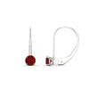 Load image into Gallery viewer, small-round-ruby-studs-lever-back-earring-in-white-gold-FD-EAR9225ROGRUDR-0.50CT-NL-WG