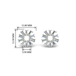 Load image into Gallery viewer, snowflake-shape-baguette-ear-jackets-for-1-carat-stud-in-white-gold-fdear11508angle2-1.00ct-nl-wg-hw