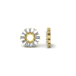Load image into Gallery viewer, snowflake-shape-baguette-ear-jackets-for-3-carat-stud-in-yellow-gold-fdear11508angle4-3.00ct-nl-yg