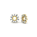 Load image into Gallery viewer, snowflake-shape-baguette-ear-jackets-in-yellow-gold-fdear11508angle1-nl-yg.jpg