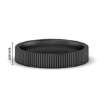 Load image into Gallery viewer, solid-gold-vertical-ribbed-band-ring-in-black-gold-fdm11694bsleep-nl-bg-hw.jpg?v=1776933513