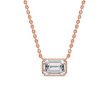 Load image into Gallery viewer, solitaire-emerald-cut-diamond-bezel-pendant-in-rose-gold-fdpd10538emangle1-3-00ct-nl-rg_7b207335-7902-4780-a8cd-193bc1c51cd0
