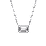 Load image into Gallery viewer, solitaire-emerald-cut-diamond-bezel-pendant-in-white-gold-fdpd10538emangle1-3-00ct-nl-wg_81494e50-933d-4045-9023-d0cf64707af8