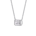 Load image into Gallery viewer, solitaire-emerald-cut-diamond-bezel-pendant-in-white-gold-fdpd10538emangle2-3-00ct-nl-wg_39949f8c-d68a-4b31-b8c2-74cf0bbbf127