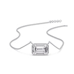 Load image into Gallery viewer, solitaire-emerald-cut-diamond-bezel-pendant-in-white-gold-fdpd10538emangle4-3-00ct-nl-wg_15b4291c-1b37-4469-ba83-fdb15dc29121