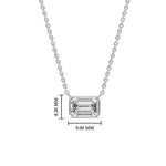 Load image into Gallery viewer, solitaire-emerald-cut-diamond-pendant-in-white-gold-fdpd10538emangle1-1-50ct-nl-wg-hw_d447247b-4d76-4ac9-9d5a-5e1643b43c37
