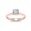 Load image into Gallery viewer, Cushion Cut Solitaire Knife Edge Engagement Ring