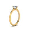 Load image into Gallery viewer, Heart Shaped Solitaire Knife Edge Engagement Ring