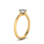 Load image into Gallery viewer, Heart Shaped Solitaire Knife Edge Engagement Ring