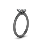 Load image into Gallery viewer, Marquise Cut Solitaire Knife Edge Engagement Ring