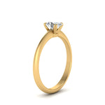 Load image into Gallery viewer, Solitaire Knife Edge Engagement Ring