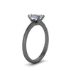 Load image into Gallery viewer, Radiant Cut Solitaire Knife Edge Engagement Ring