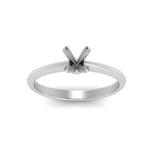 Load image into Gallery viewer, Semi Mount Solitaire Knife Edge Engagement Ring