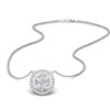 Load image into Gallery viewer, solitaire-looking-halo-diamond-necklace-in-platinum-FDPD11318-NL-WG
