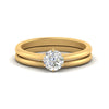 Load image into Gallery viewer, solitaire-plain-gold-wedding-set-in-FD9334ROANGLE3-NL-YG-B2
