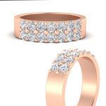 Load image into Gallery viewer, sparkle-two-line-1-ct-diamond-wedding-band-in-rose-gold-FD11382BANGLE3-1.00CT-NL-RG