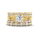 Load image into Gallery viewer, split-vintage-single-diamond-ring-with-bands-in-FD10163-NL-YG