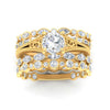 Load image into Gallery viewer, split-vintage-single-diamond-ring-with-bands-in-FD10163-NL-YG