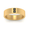 Load image into Gallery viewer, square-black-diamond-mens-wedding-band-in-yellow-gold-FDM10320GBLACKANGLE5-NL-YG.jpg