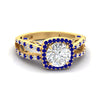 Load image into Gallery viewer, square-filigree-split-sapphire-engagement-ring-in-yellow-gold-fdenr1109gsablsleep-nl-yg.jpg