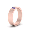 Load image into Gallery viewer, square-sapphire-mens-wedding-band-in-rose-gold-FDM10320GSABLANGLE2-NL-RG.jpg