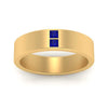 Load image into Gallery viewer, square-sapphire-mens-wedding-band-in-yellow-gold-FDM10320GSABLANGLE5-NL-YG.jpg