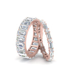 Load image into Gallery viewer, stack-diamond-ring-with-baguette-and-emerald-cut-in-rose-gold-FD8331B-NL-RG.jpg