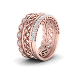 Load image into Gallery viewer, stackable-classic-bands-with-diamonds-in-rose-gold-FD10162-NL-RG.jpg