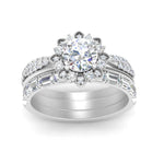 Load image into Gallery viewer, stacked-bands-with-halo-in-FD10140B-NL-WG