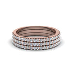 Load image into Gallery viewer, stacking-diamond-bands-in-rose-gold-FDENS3009B-NL-RG.jpg
