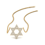 Load image into Gallery viewer, star-of-david-delicate-diamond-pendant-in-fdpd10836-fancy-1-yg