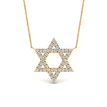 Load image into Gallery viewer, star-of-david-delicate-diamond-pendant-in-fdpd10836-fancy-1-yg