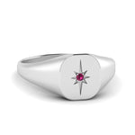Load image into Gallery viewer, Starburst Signet Ring For Men