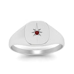 Load image into Gallery viewer, Starburst Signet Ring For Men