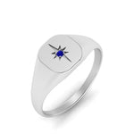 Load image into Gallery viewer, Starburst Signet Ring For Men