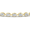 Load image into Gallery viewer, statement-pear-diamond-bracelet-east-west-layout-in-yellow-gold-FDBECPE10581ANGLE5-5.40CT-NL-YG.jpg?v=1776849362