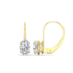 Load image into Gallery viewer, stud-3-carat-oval-diamond-lever-back-earrings-in-yellow-gold-FDEAR9225OV-3.00CT-NL-YG