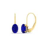 Load image into Gallery viewer, stud-3-carat-oval-sapphire-lever-back-earrings-in-yellow-gold-FDEAR9225OVGSABL-3.00CT-NL-YG