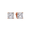 Load image into Gallery viewer, Asscher Cut Diamond Stud Earring