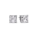 Load image into Gallery viewer, Asscher Cut Diamond Stud Earring
