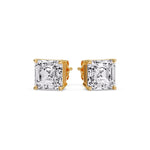 Load image into Gallery viewer, Asscher Cut Diamond Stud Earring