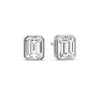 Load image into Gallery viewer, stud-earring-emerald-diamond-bezel-3-carat-in-white-gold-FD-EAR10516EMANGLE1-3.00CT-NL-WG.jpg?v=1764054158