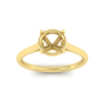 Load image into Gallery viewer, stunning-solitaire-semi-mount-ring-in-yellow-gold-FD11296SMRANGLE5-NL-YG