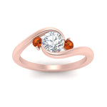 Load image into Gallery viewer, Swirl Bypass 3 Stone Ring