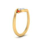 Load image into Gallery viewer, Swirl Bypass 3 Stone Ring