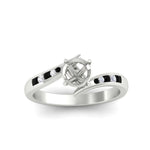 Load image into Gallery viewer, swirl-channel-set-diamond-semi-mount-black-diamond-wedding-ring-in-white-gold-FDENS4028SMRGBLACKANGLE5-NL-WG.jpg?v=1754996226