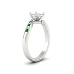 Load image into Gallery viewer, swirl-channel-set-diamond-semi-mount-emerald-wedding-ring-in-white-gold-FDENS4028SMRGEMGRANGLE2-NL-WG.jpg?v=1754996223