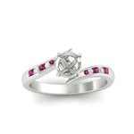 Load image into Gallery viewer, swirl-channel-set-diamond-semi-mount-pink-sapphire-wedding-ring-in-white-gold-FDENS4028SMRGSADRPIANGLE5-NL-WG.jpg?v=1754996222