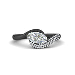 Load image into Gallery viewer, swirl-marquise-cut-diamond-engagement-ring-in-black-gold-fdenr11578-nl-bg.jpg